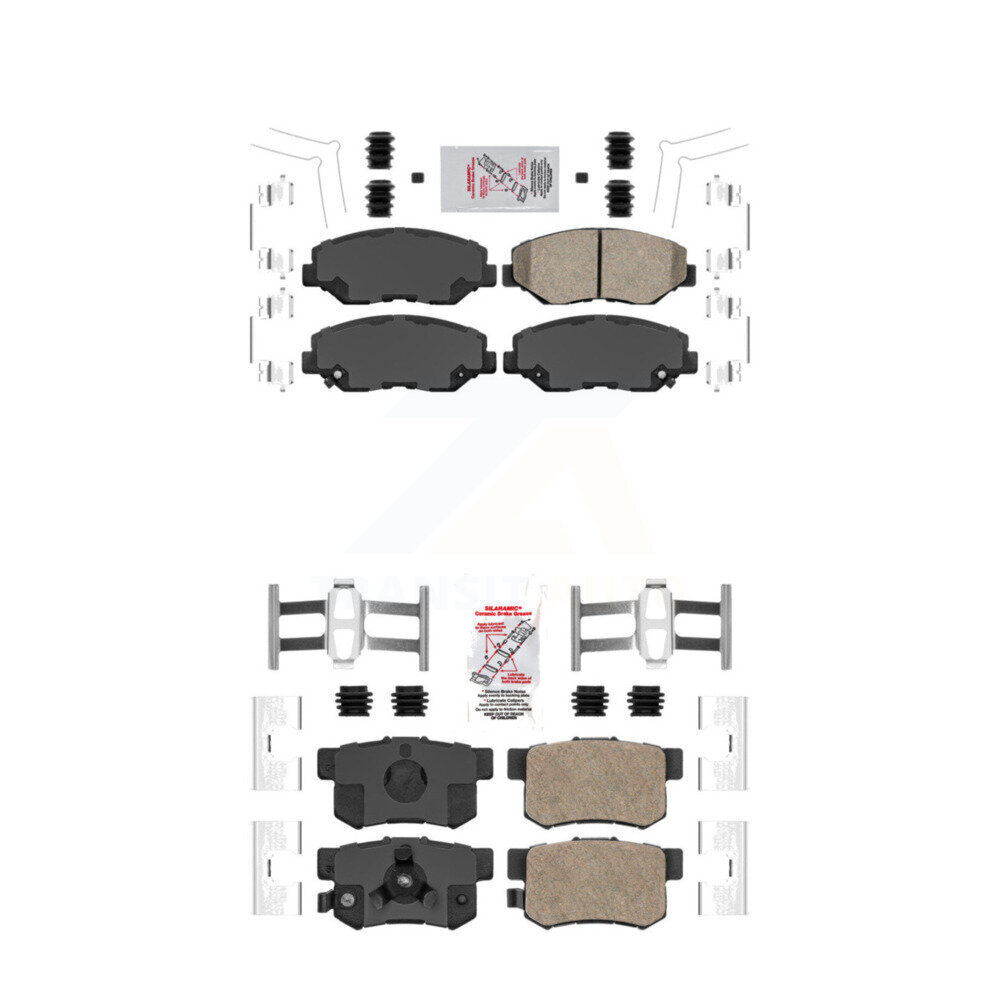 Front Rear Ceramic Disc Brake Pads Kit For Honda CR-V KNF-100313