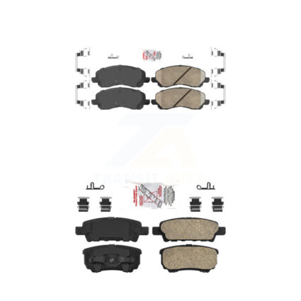 Front Rear Ceramic Disc Brake Pads Kit For Jeep Patriot Mitsubishi Lancer Dodge Compass KNF-100337