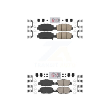 Front Rear Ceramic Disc Brake Pads Kit For Honda CR-V KNF-100408