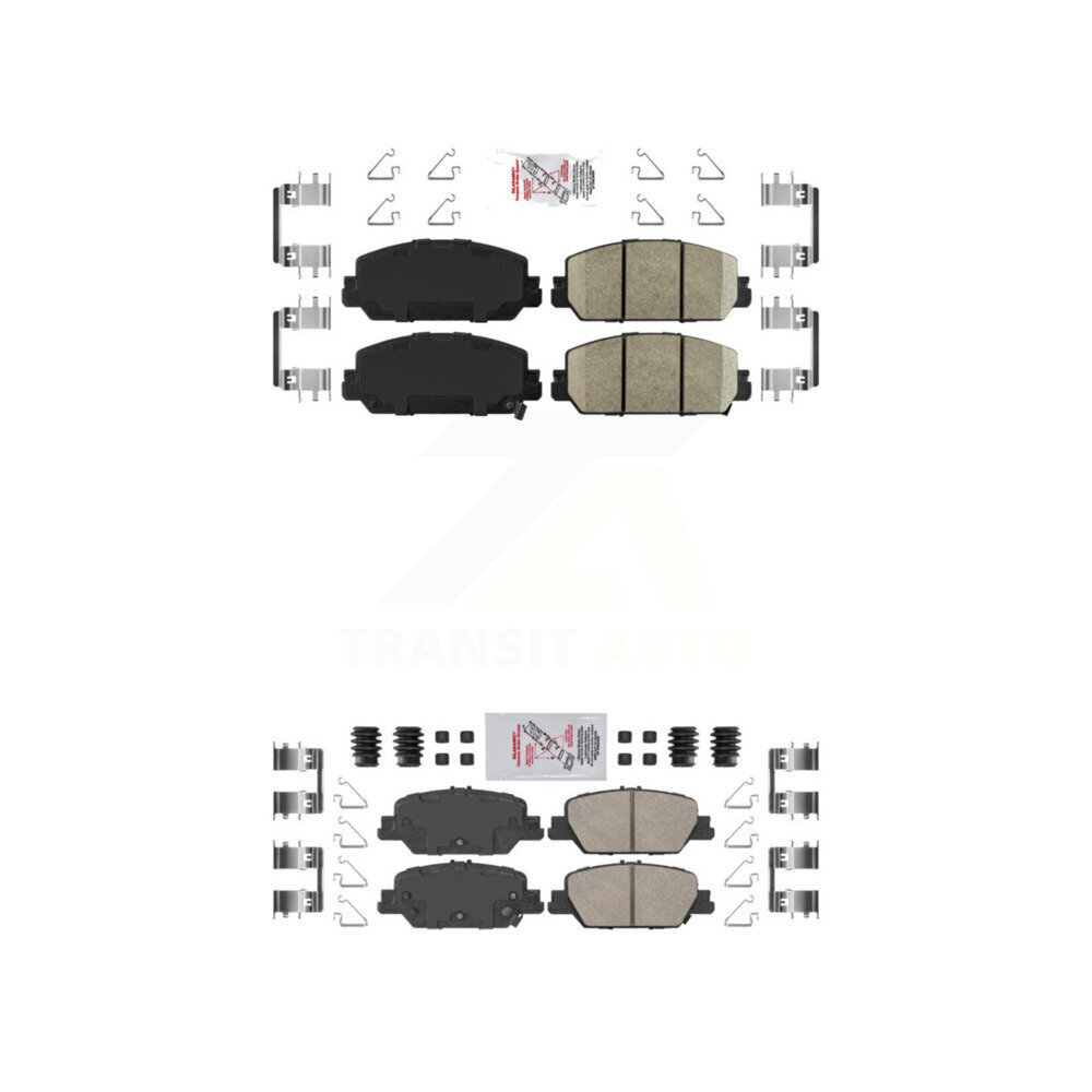 Front Rear Ceramic Disc Brake Pads Kit For Honda CR-V KNF-100410