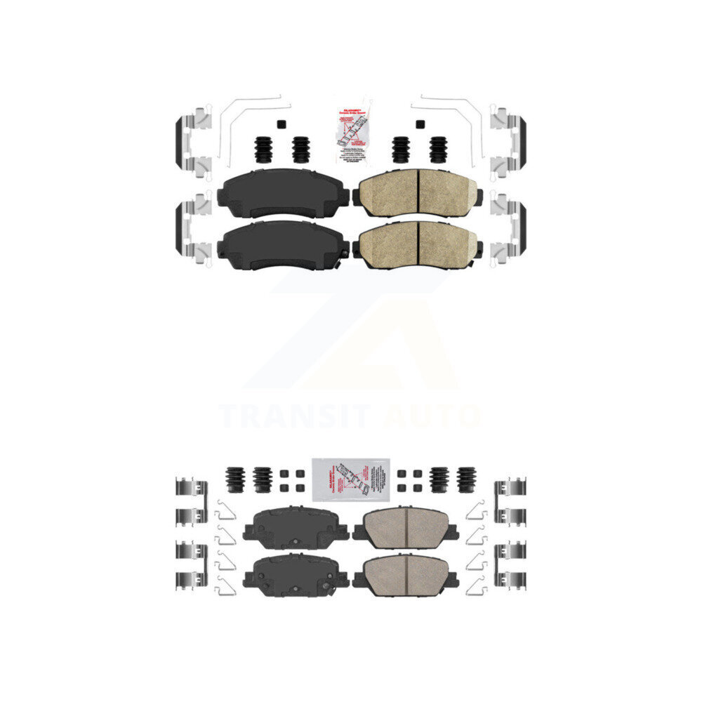 Front Rear Ceramic Disc Brake Pads Kit For Honda CR-V FULL HYBRID EV-GAS (FHEV) engine KNF-100412