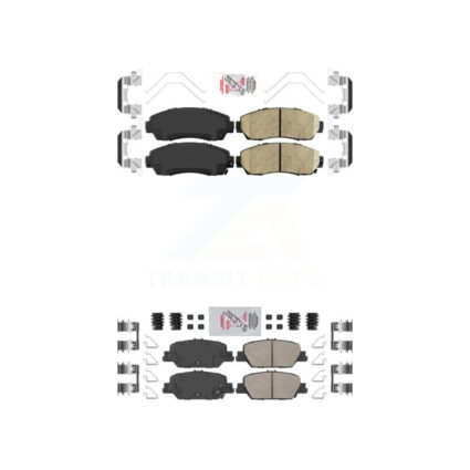 Front Rear Ceramic Disc Brake Pads Kit For Honda CR-V FULL HYBRID EV-GAS (FHEV) engine KNF-100414