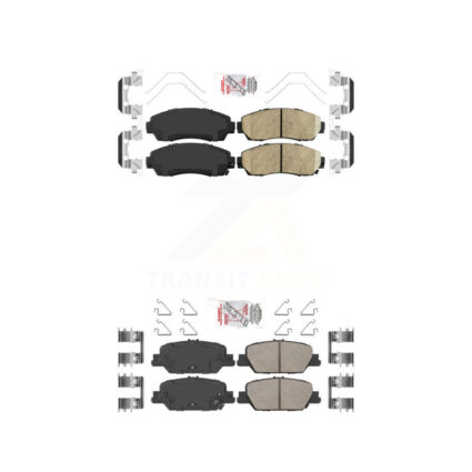 Front Rear Ceramic Disc Brake Pads Kit For Honda CR-V FULL HYBRID EV-GAS (FHEV) engine KNF-100415