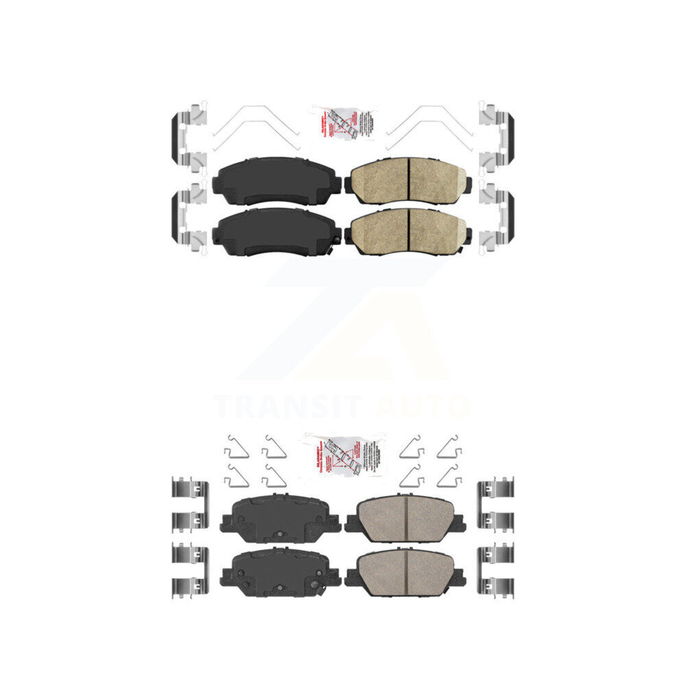 Front Rear Ceramic Disc Brake Pads Kit For Honda CR-V FULL HYBRID EV-GAS (FHEV) engine KNF-100415