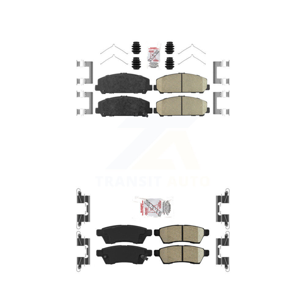Front Rear Ceramic Disc Brake Pads Kit For Suzuki Equator KNF-100439