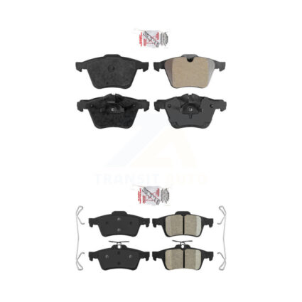 Front Semi-Metallic Rear Ceramic Disc Brake Pads Kit For Jaguar XF XJ XKR XK KNF-100445