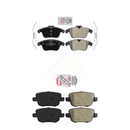 Front Rear Semi-Metallic Disc Brake Pads Kit For Land Rover LR2 Volvo S80 KNF-100450