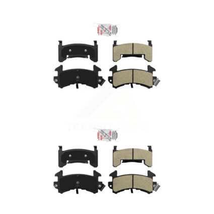 Front Rear Semi-Metallic Disc Brake Pads Kit For Chevrolet Camaro Pontiac Firebird Buick KNF-100479