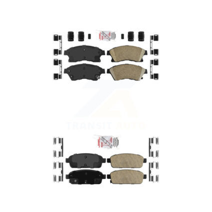 Front Rear Ceramic Disc Brake Pads Kit For Chevrolet Cruze Sonic Limited KNF-100487