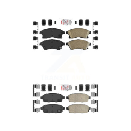 Front Rear Ceramic Disc Brake Pads Kit For Chevrolet Cruze Sonic Limited KNF-100488