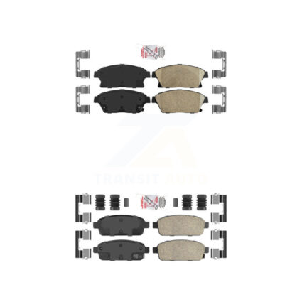 Front Rear Ceramic Disc Brake Pads Kit For Chevrolet Cruze Buick Trax Encore Verano Volt KNF-100494