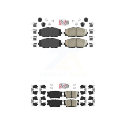 Front Rear Ceramic Disc Brake Pads Kit For Toyota RAV4 Lexus HS250h KNF-100515