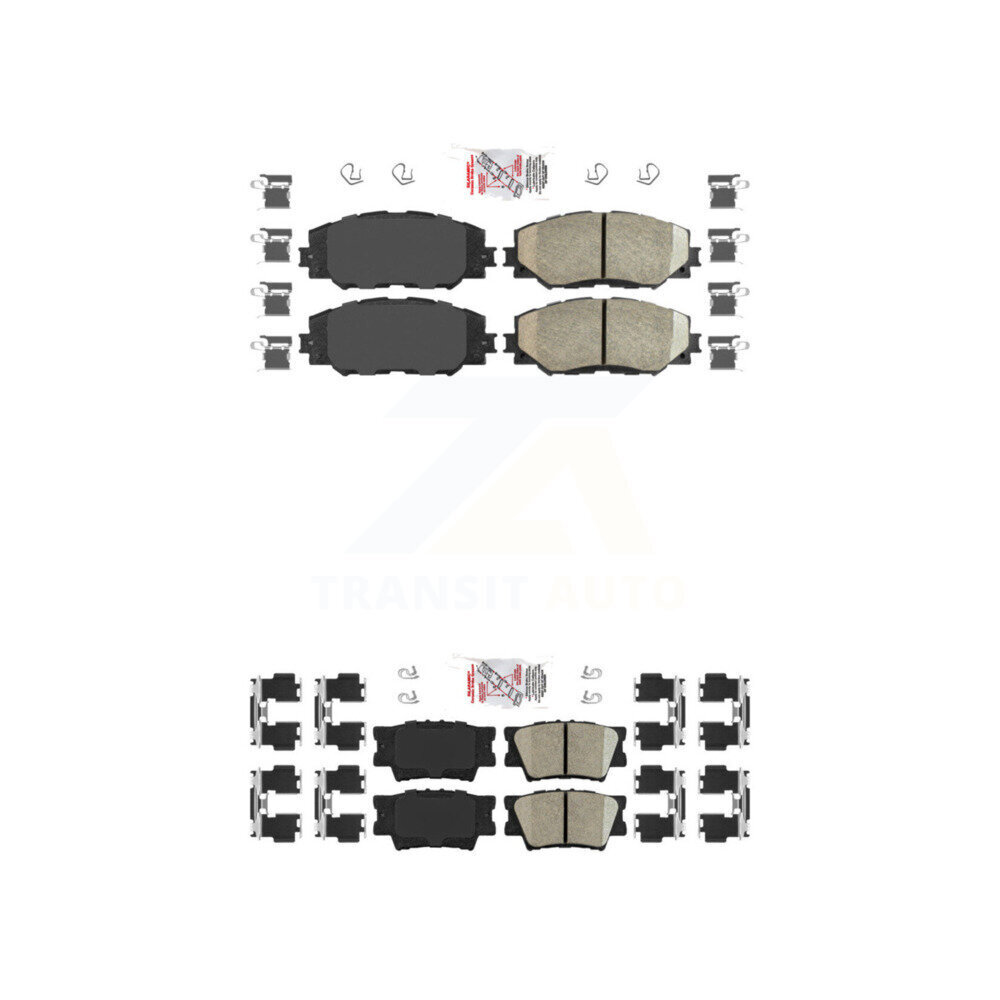 Front Rear Ceramic Disc Brake Pads Kit For Toyota RAV4 Lexus HS250h KNF-100517