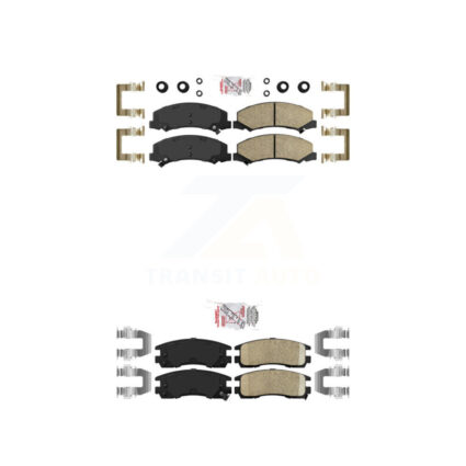 Front Rear Ceramic Disc Brake Pads Kit For Chevrolet Impala Buick LaCrosse Allure Monte KNF-100520