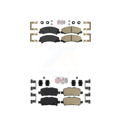 Front Rear Ceramic Disc Brake Pads Kit For Chevrolet Impala Limited KNF-100529