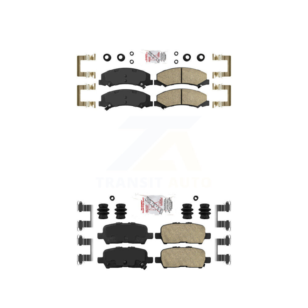 Front Rear Ceramic Disc Brake Pads Kit For Chevrolet Impala Limited KNF-100529