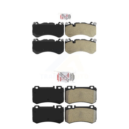 Front Rear Semi-Metallic Disc Brake Pads Kit For Mercedes-Benz CLK63 AMG SL600 KNF-100542