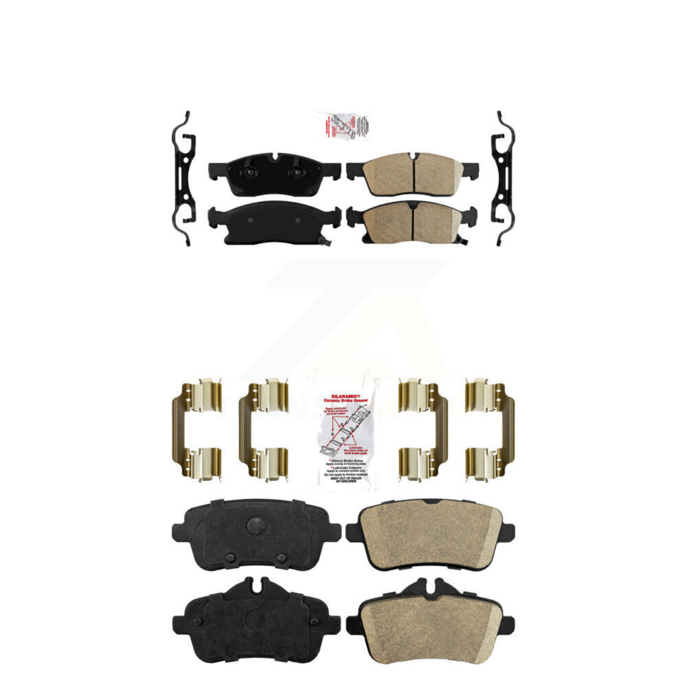 Front Rear Ceramic Disc Brake Pads Kit For Mercedes-Benz ML350 GLE400 GLE350 GL350 GLS450 KNF-100545