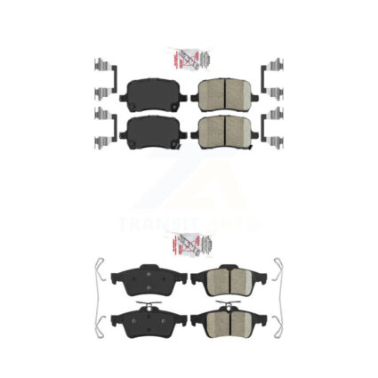 Front Rear Ceramic Disc Brake Pads Kit For Pontiac Solstice Saturn Sky KNF-100555
