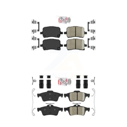 Front Rear Ceramic Disc Brake Pads Kit For Pontiac Solstice Saturn Sky KNF-100556