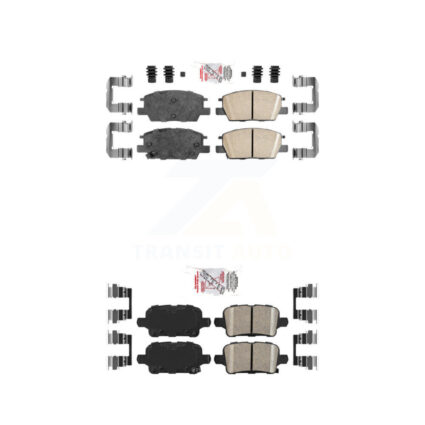 Front Rear Ceramic Disc Brake Pads Kit For Chevrolet Equinox GMC Terrain Malibu Buick KNF-100569