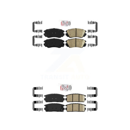 Front Rear Ceramic Disc Brake Pads Kit For Chevrolet Equinox GMC Terrain KNF-100621