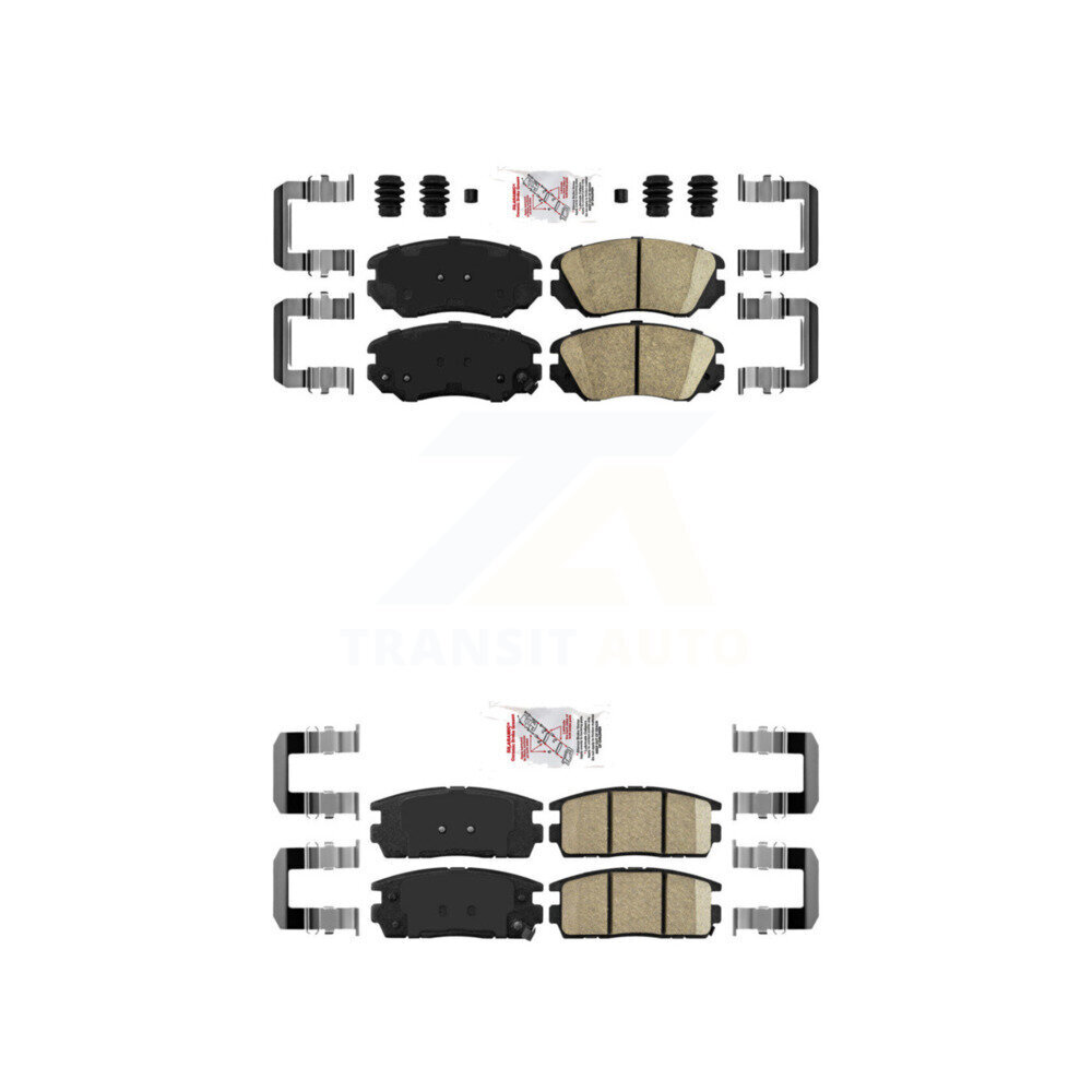 Front Rear Ceramic Disc Brake Pads Kit For Chevrolet Equinox GMC Terrain KNF-100622