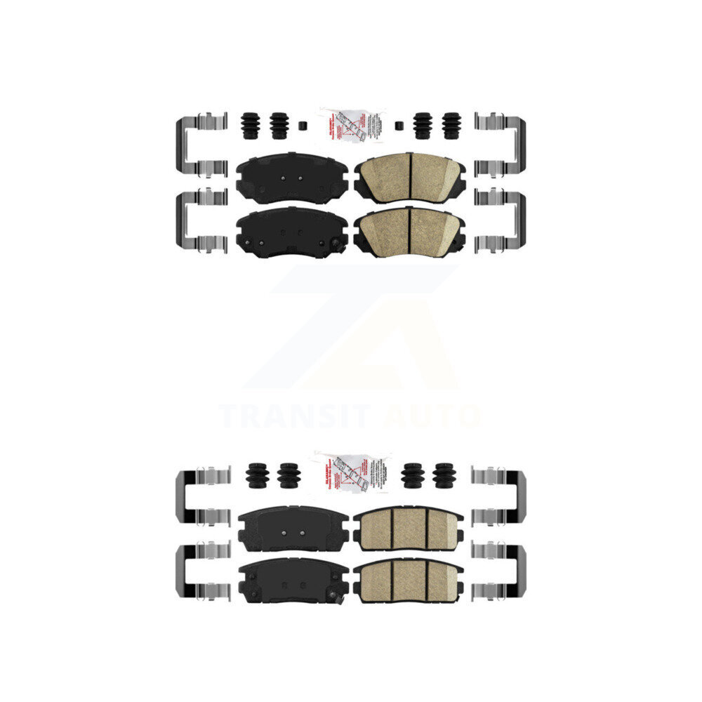 Front Rear Ceramic Disc Brake Pads Kit For Chevrolet Equinox GMC Terrain KNF-100624