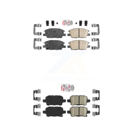 Front Rear Ceramic Disc Brake Pads Kit For Chevrolet Equinox GMC Terrain Malibu Buick KNF-100628