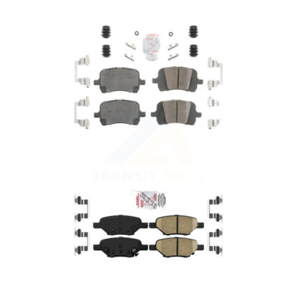 Front Rear Ceramic Disc Brake Pads Kit For Chevrolet Malibu Pontiac G5 G6 Cobalt HHR Aura KNF-100639