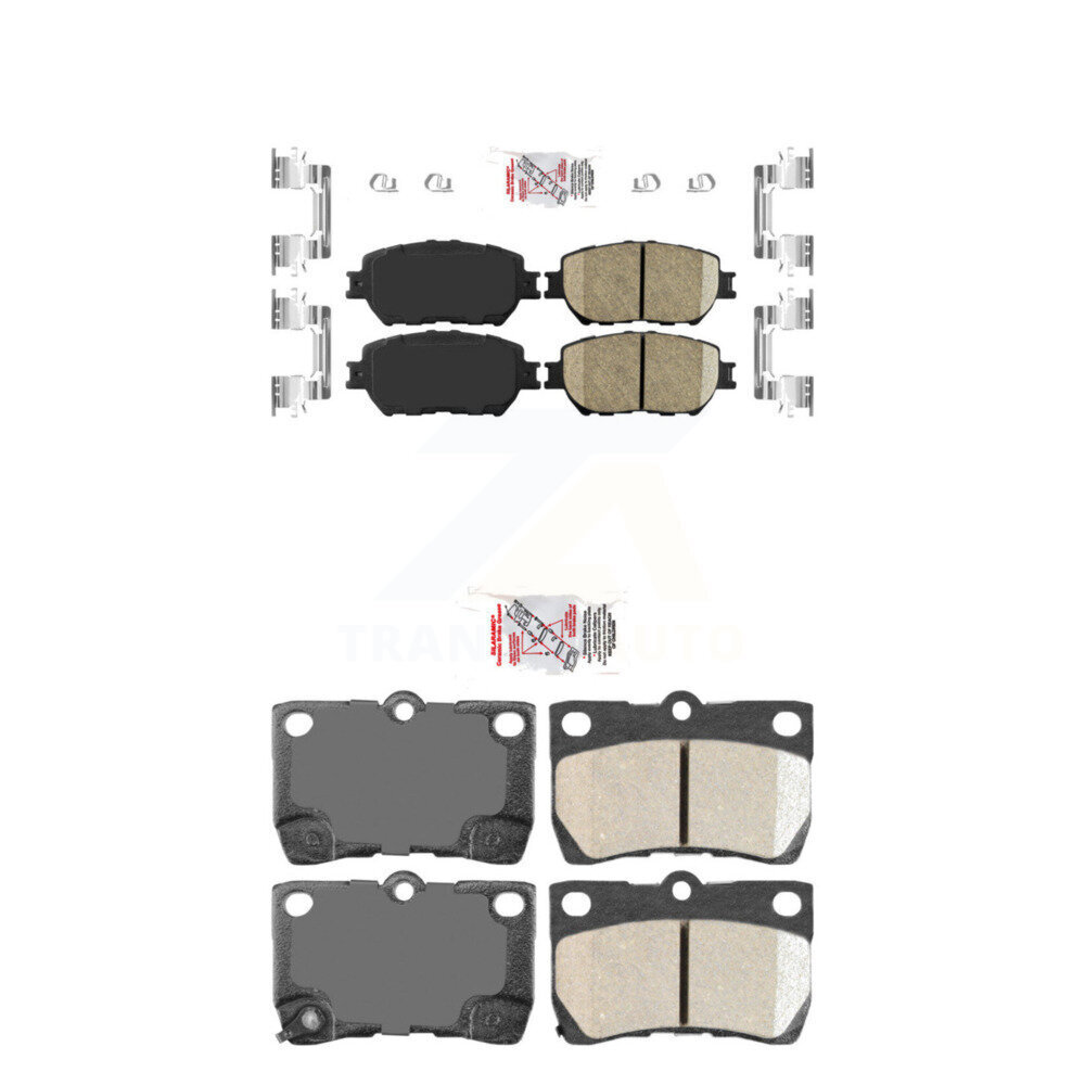 Front Rear Ceramic Disc Brake Pads Kit For Lexus IS250 GS300 KNF-100650