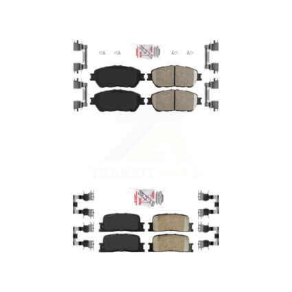 Front Rear Ceramic Disc Brake Pads Kit For Toyota Camry Lexus ES330 ES300 KNF-100655