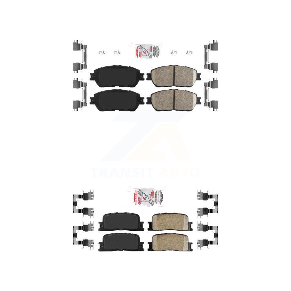 Front Rear Ceramic Disc Brake Pads Kit For Toyota Camry Lexus ES330 ES300 KNF-100655