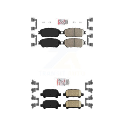Front Rear Ceramic Disc Brake Pads Kit For Toyota Camry Solara Avalon KNF-100656