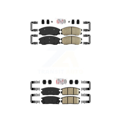 Front Rear Ceramic Disc Brake Pads Kit For Chevrolet Equinox Pontiac Torrent Saturn Vue KNF-100671