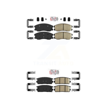 Front Rear Ceramic Disc Brake Pads Kit For Chevrolet Equinox Pontiac Torrent Saturn Vue KNF-100672
