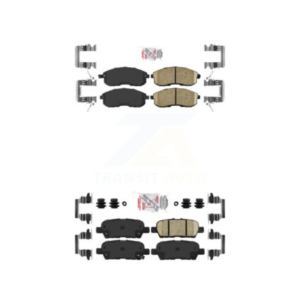 Front Rear Ceramic Disc Brake Pads Kit For Nissan Altima Juke KNF-100699
