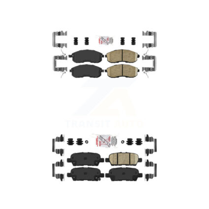 Front Rear Ceramic Disc Brake Pads Kit For Nissan Altima Juke KNF-100700