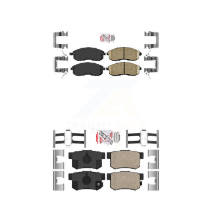 Front Rear Ceramic Disc Brake Pads Kit For Suzuki SX4 Crossover KNF-100714