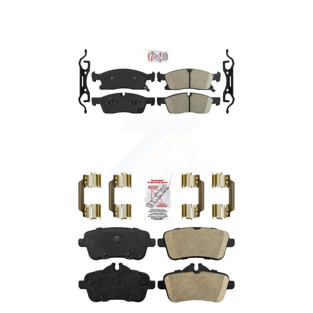 Front Rear Ceramic Disc Brake Pads Kit For Mercedes-Benz ML350 GLE400 GLE350 GL350 ML400 KNF-100737