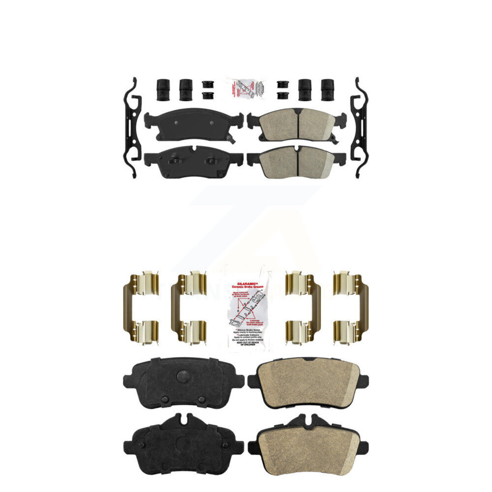 Front Rear Ceramic Disc Brake Pads Kit For Mercedes-Benz ML350 GLE400 GLE350 GL350 ML400 KNF-100738
