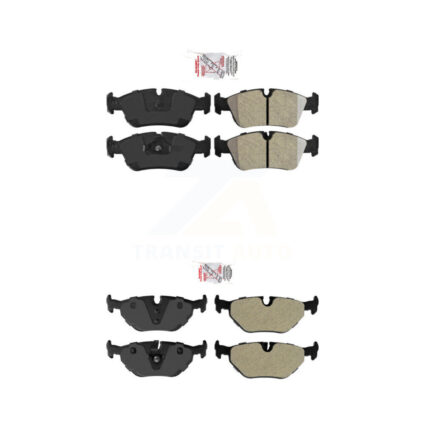Front Rear Semi-Metallic Disc Brake Pads Kit For BMW Z4 325i 325Ci 320i 325xi 328i 323i KNF-100748