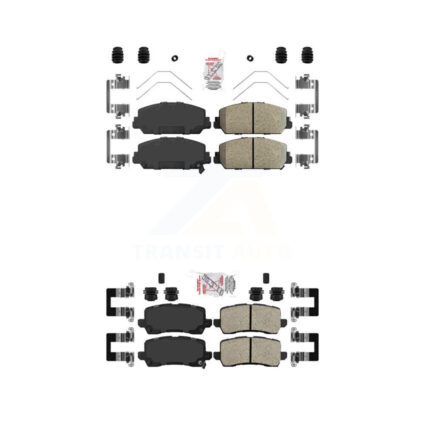Front Rear Ceramic Disc Brake Pads Kit For Acura RLX KNF-100760