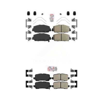 Front Rear Ceramic Disc Brake Pads Kit For Acura RLX KNF-100761