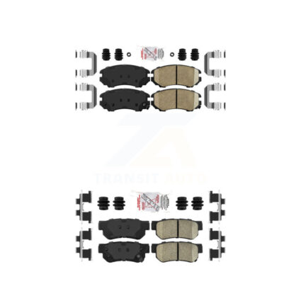 Front Rear Ceramic Disc Brake Pads Kit For Hyundai Elantra Tucson Kia Sportage Optima KNF-100764