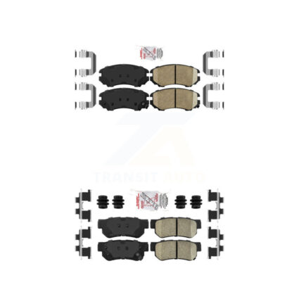 Front Rear Ceramic Disc Brake Pads Kit For Hyundai Elantra Tucson Kia Sportage Optima KNF-100766