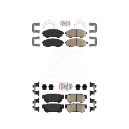 Front Rear Ceramic Disc Brake Pads Kit For Hyundai Sonata Kia Optima Magentis KNF-100776