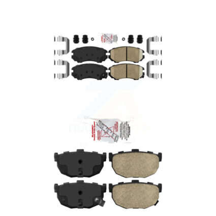 Front Rear Ceramic Disc Brake Pads Kit For Hyundai Tiburon KNF-100790