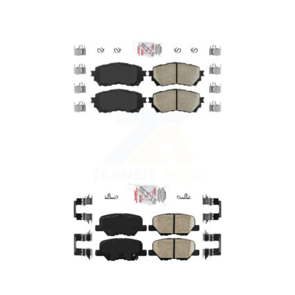 Front Rear Ceramic Disc Brake Pads Kit For Mazda 6 KNF-100796