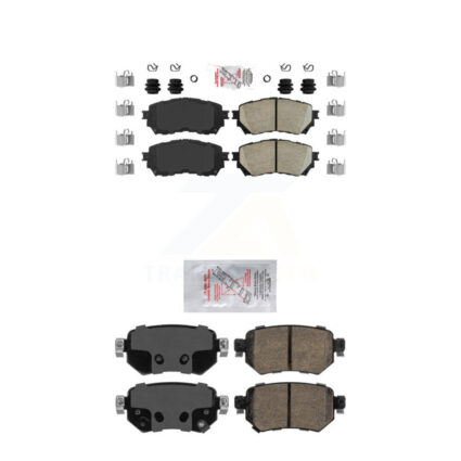 Front Rear Ceramic Disc Brake Pads Kit For Mazda 6 KNF-100797